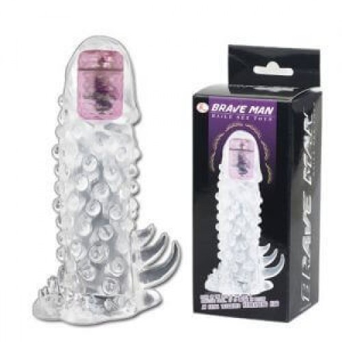 Насадка «Baile Brave Man Penis Sleeve Vibration» | Интернет-магазин bio-market.kz