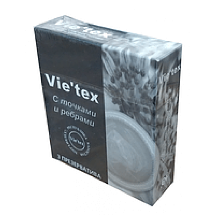 Презервативы Vie`tex с точками и ребрами | Интернет-магазин bio-market.kz