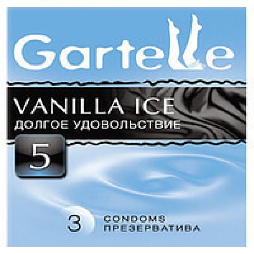 Презервативы Gartelle, vanilla ice долгое удовольствие (3 шт) | Интернет-магазин bio-market.kz