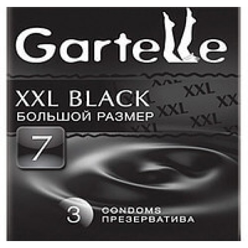 Презервативы Gartelle № 12, XXL Black Большой размер | Интернет-магазин bio-market.kz