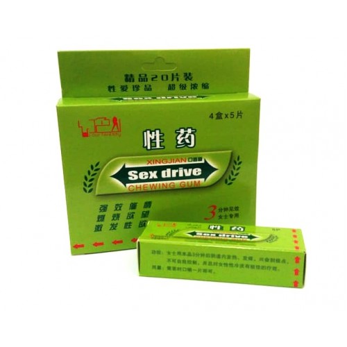 Sex drive gum chewing возбуждающая жевательная резинка для женщин | Интернет-магазин bio-market.kz