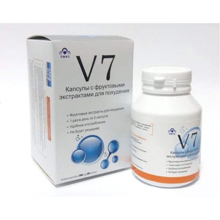 V7 -капсулы для похудения в баночке (60 шт) | Интернет-магазин bio-market.kz