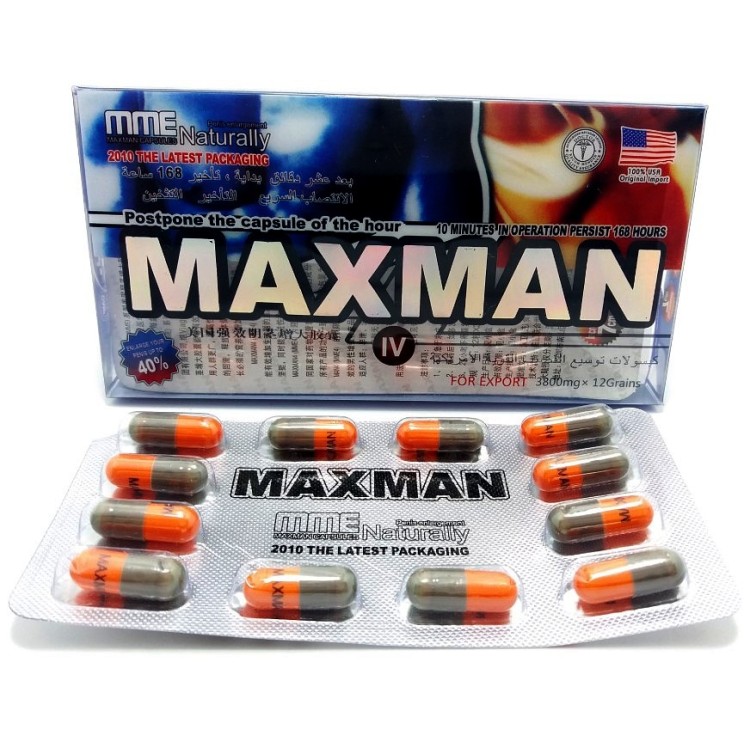 Maxman New - препарат для потенции в новой упаковке | Интернет-магазин bio-market.kz