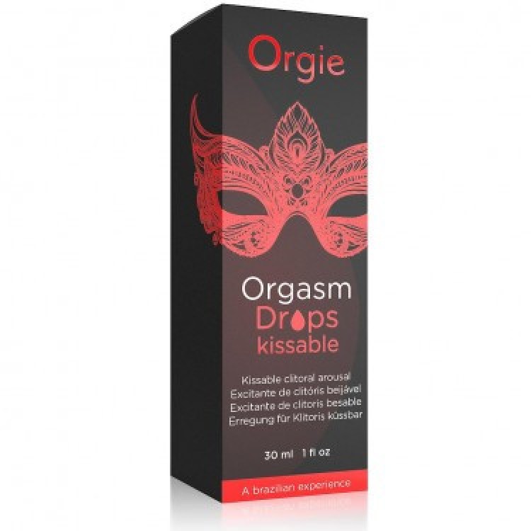 Возбуждающие капли для клитора Orgasm Drops Kissable, 30 мл. | Интернет-магазин bio-market.kz