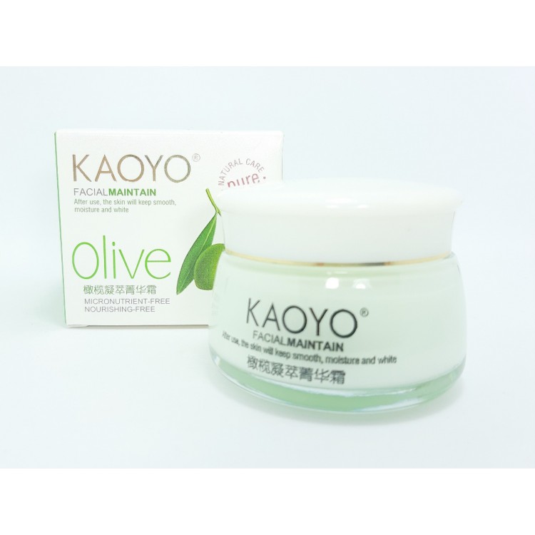 Увлажняющий крем для лица с экстрактом оливок Kaoyo | Интернет-магазин bio-market.kz